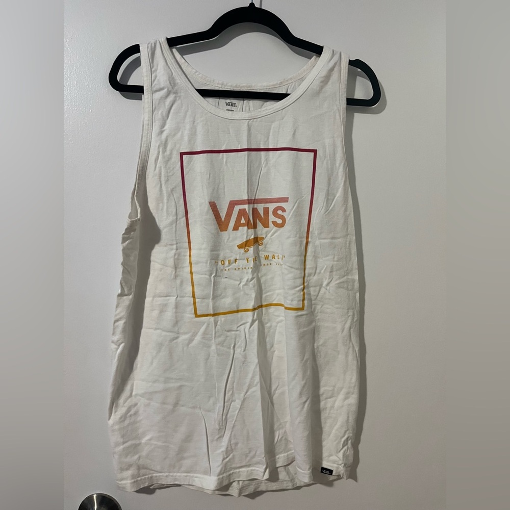 Vans White Tank Top
